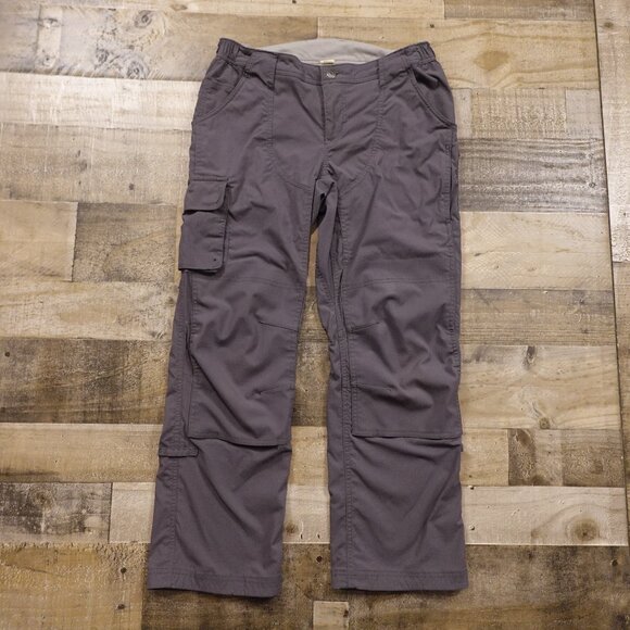 Duluth Trading Heirloom Gardening Pants Women’s 6 Gray Cargo Utility - Picture 1 of 13